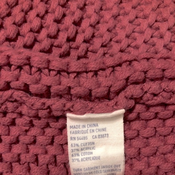 $6.99 shipping next hour🍁 AMERICAN EAGLE Knit Cowl V Neck Wrap Sweater - Picture 8 of 10